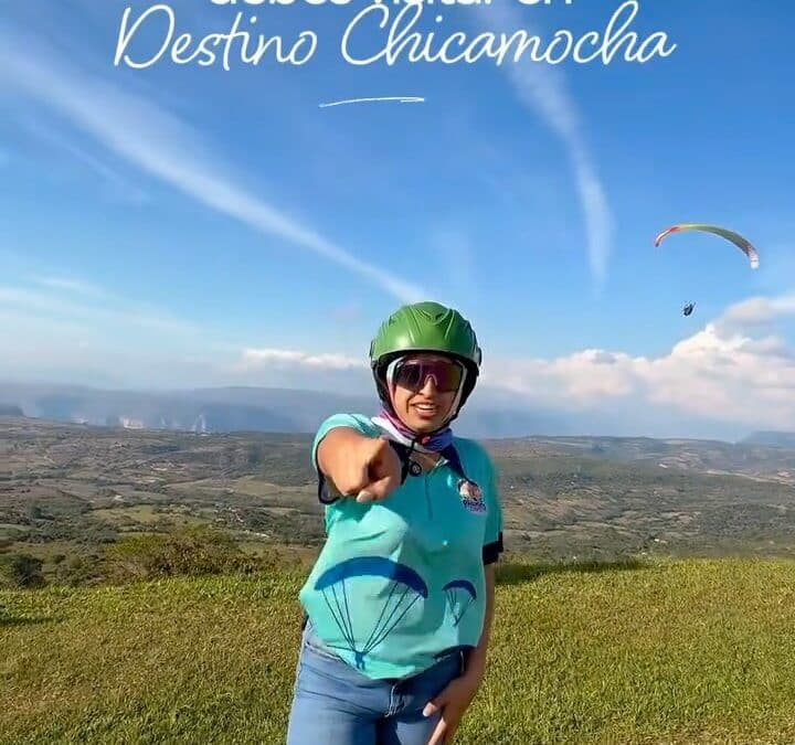 ¡Vivir Destino Chicamocha es una aventura inolvidable! 🤩 Y la mejor forma de verlo es desde el cielo. 🪂🌤️
